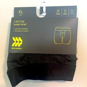 All in Motion Gray Boxer Briefs